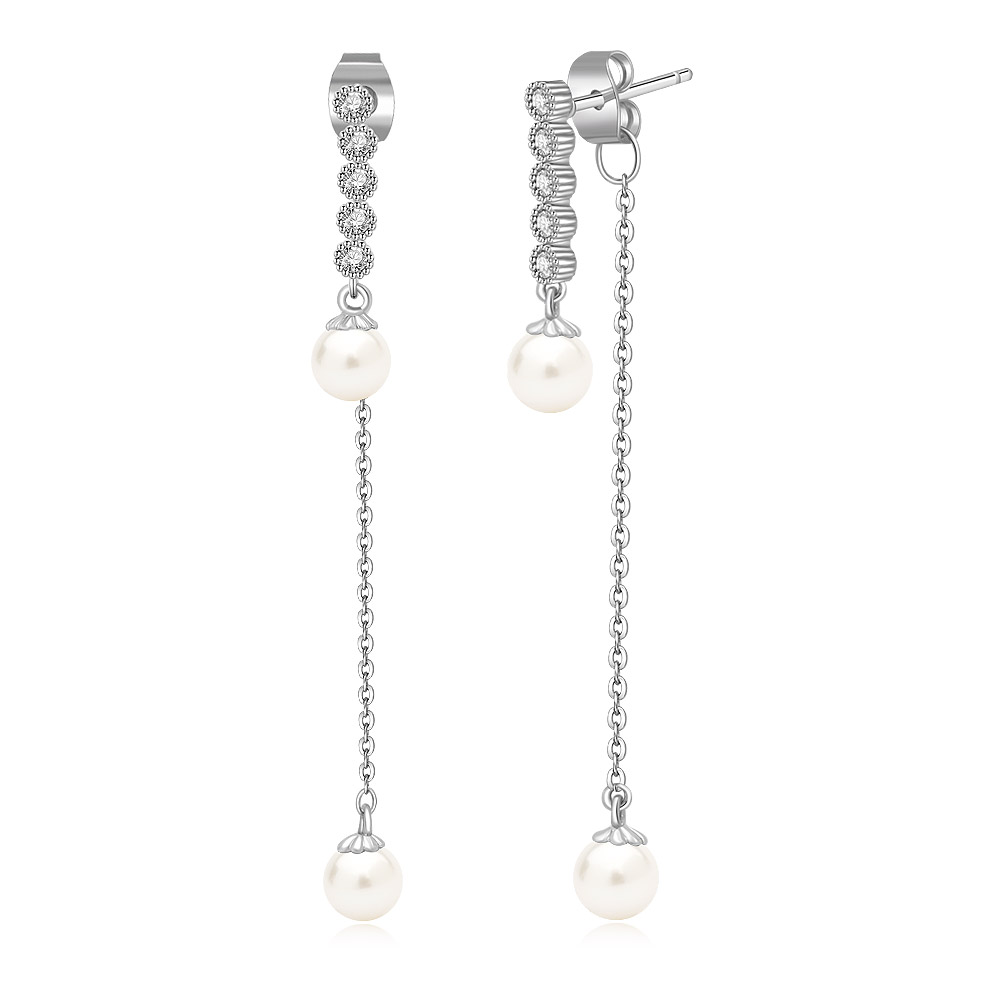 Pearl drop discount earring jackets
